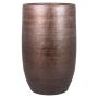 AGAPE decorative vase, ceramic, with grain effect, copper, 40cm, Ø26cm