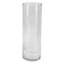 SANSA OCEAN cylindrical flower vase, glass, clear, 30cm, Ø10cm