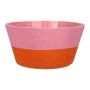 NERIONKO DUO plant basket, pink-orange, 10cm, Ø19cm