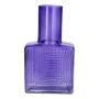Square glass vase ORESTINO, purple-clear, 5.1"x3"x9"/13x7.5x22.5cm
