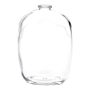 PAISANTO flat-bottomed glass bottle, clear, 7.5 x 3.5 x 11 cm
