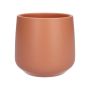 ZIOKA ceramic flower pot, matt terracotta, 15.8 cm, Ø18 cm