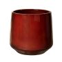 ZIOKA ceramic flower pot, merlot red, 26cm, Ø29cm