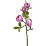 Artificial flower branch Magnolia NERLENA, cerise, 26"/65cm