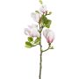 Artificial flower branch Magnolia NERLENA, pink-white, 26"/65cm