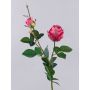 Artificial rose CARUSA, pink, 31"/80cm, Ø3.1"/8cm