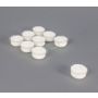 White tea lights, 9-pack MISSI, 0.7"/1.8cm, Ø1.6"/4cm, 5 hours