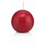 Ball wax candle MAEVA, dark red, Ø2.4"/6cm, 10h - Made in Germany