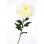 Plastic chrysanthemum KESARA, cream, 26"/65cm, Ø6"/16cm