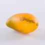 Plastic mango FLORISA, orange-yellow, 5"/13cm, Ø 3.1"/8cm