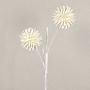 Artificial Allium CHIRARA, white, 3ft/95cm, Ø3.9"/10cm