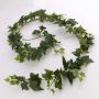 Silk Ivy garland LUKA, green, 6ft/180cm