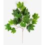 Artificial maple spray JAKOB, hardly inflammable, green, 28"/70cm