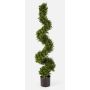 Artificial Boxwood spiral topiary TOM, narrow, 4ft/135cm