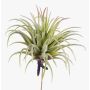 Fake tillandsia PENNY, spike, green-red, 4.7"/12cm, Ø4"/10cm