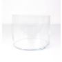 Cylindrical candle glass SANSA EARTH, clear, 6"/15cm, Ø7.3"/18,5cm