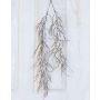 Decorative willow branch FUNA, glitter, snow-covered, brown, 3ft/100cm