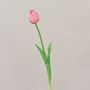 Artificial tulip LONA, light pink, 18"/45cm, Ø1.6"/4cm