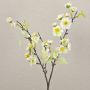 Artificial cherry blossom spray SOEY, cream-white, 18"/45cm