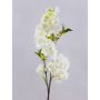 Artificial cherry blossom spray MATSUDA, cream-white, 31"/80cm