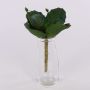 Artificial kalanchoe STAMATIA on spike, green, 8"/20cm