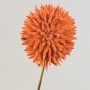 Fake ornamental leek MERAL, orange, 31"/80cm, Ø5.5"/14cm