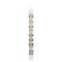 LAMBERTINA Advent calendar taper candle, photo-printed Advent days, white and multicoloured, 25cm, Ø2.3cm – Made in Germany