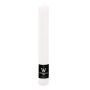 Taper candle AURORA, white, 10"/25cm, Ø1.4"/3.5cm, 25h - Made in Germany