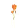Plastic dahlia spray DENISE, crossdoor, orange, 3ft/100cm, Ø2"-8"/5-20cm