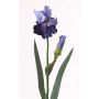 Artificial iris spray ALYSSA, blue, 28"/70cm, Ø5.1"/13cm