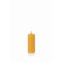 Beeswax pillar candle BABETTE, natural-yellow, 4"/10cm, Ø1.6"/4cm, 20h - Made in Germany