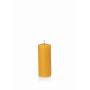 Beeswax pillar candle BABETTE, natural-yellow, 4.7"/12cm, Ø2"/5cm, 36h - Made in Germany