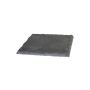 Square slate coaster MARIANO, anthracite, 4.7"x4.7"/12x12cm
