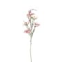 Fake magnolia spray NEYLA, crossdoor, white-pink, 3ft/100cm, Ø4.7"-5.5"/12-14cm