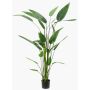 Fake Heliconia ANURIA, green, 6ft/175cm