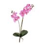 Silk phalaenopsis CANDIDA on spike, pink, 26"/65cm, Ø2.8"-3.1"/7-8cm