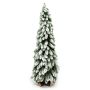 Fake Fir tree MONTREAL, snow-covered, white, 24"/60cm, Ø 10"/25cm