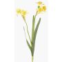 Artificial daffodil NEELA, yellow, 20"/50cm, Ø2.4"/6cm