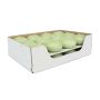 Set of 24 floating candles ORNELLA, pastel green, 2,8cm, Ø4,5cm, 4h