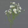 Artificial daisy BELINA, white, 12"/30cm, Ø0.4"/1cm