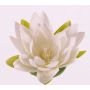 Fake water lily SCILLA, floating, cream, 1.6"/4cm, Ø6.3"/16cm