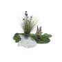 Halloween decoration: ZELENA decorative fabric strips, fine-mesh, white, 165x400cm