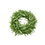 Wreath of lavender CONSTANZE with white blooms, green, 12"/30cm - weather-resistant