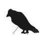 Halloween decoration silhouette crow SPOOKY CROW, black, 63cm