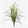 Artificial reed grass HANNI, on spike, green, 31"/80cm