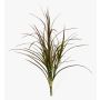 Artificial reed grass HANNI, on spike, green-red, 31"/80cm