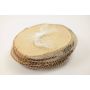 Birch wood discs NINO, 3 pieces, natural, 5.5"x8"/14x21cm