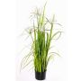 Artificial star grass TAIGA with panicles, green, 4ft/110cm
