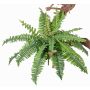 Fake Boston fern ARALU, on spike, green, 14"/35cm, Ø16"/40cm