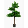 Artificial Pine tree SIXTEN, real stem, green, 7ft/215cm
